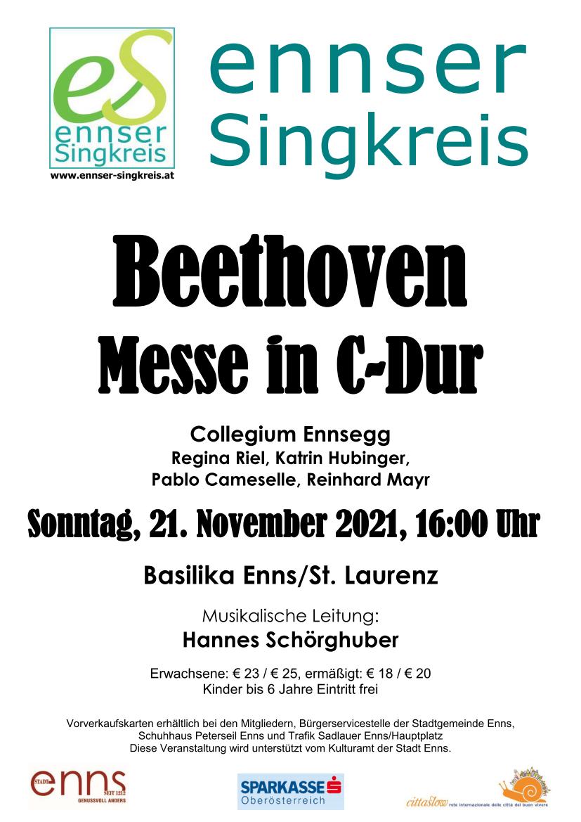 Plakat 2021 Beethoven C Dur Messe
