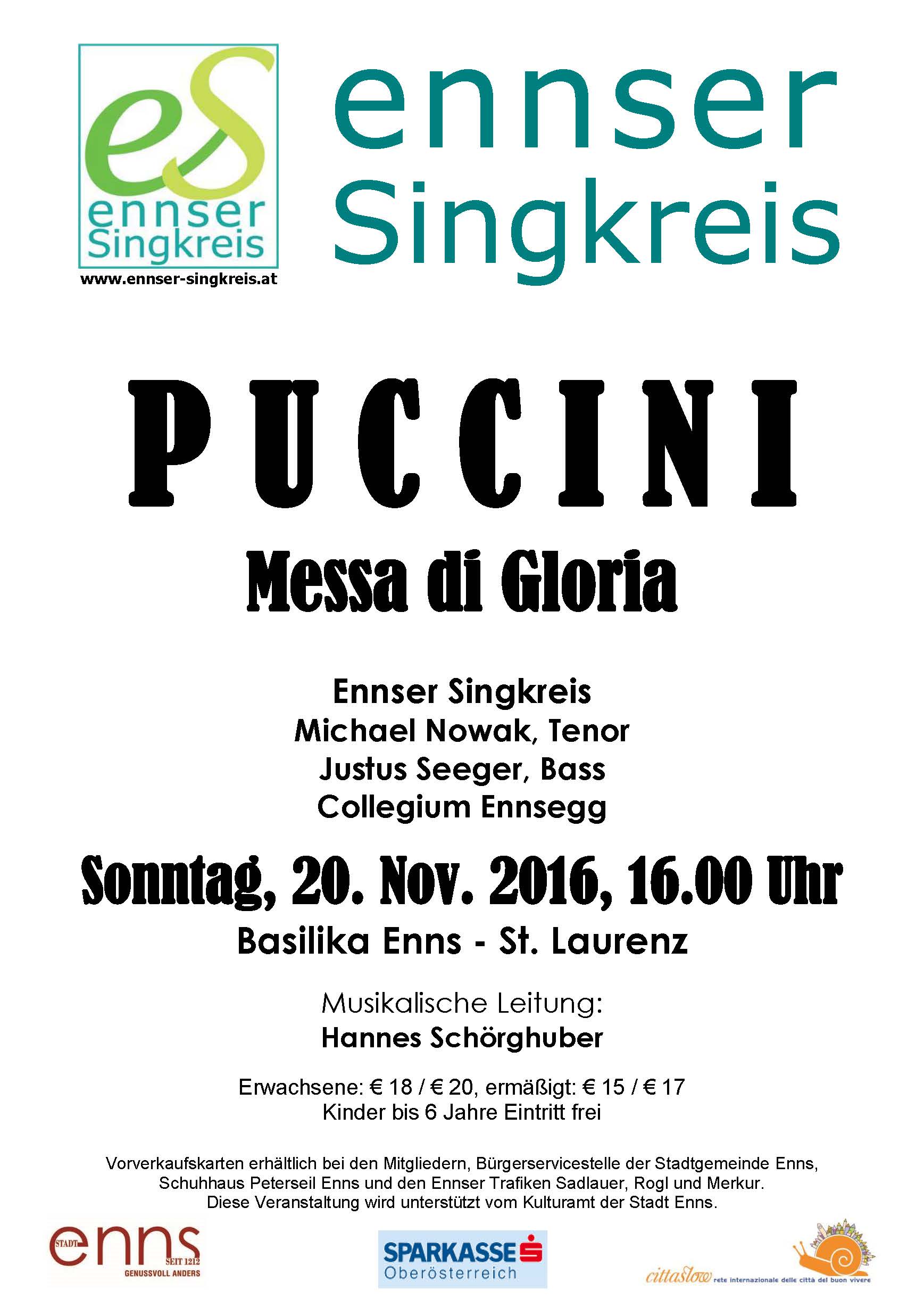 Plakat 2016 Puccini