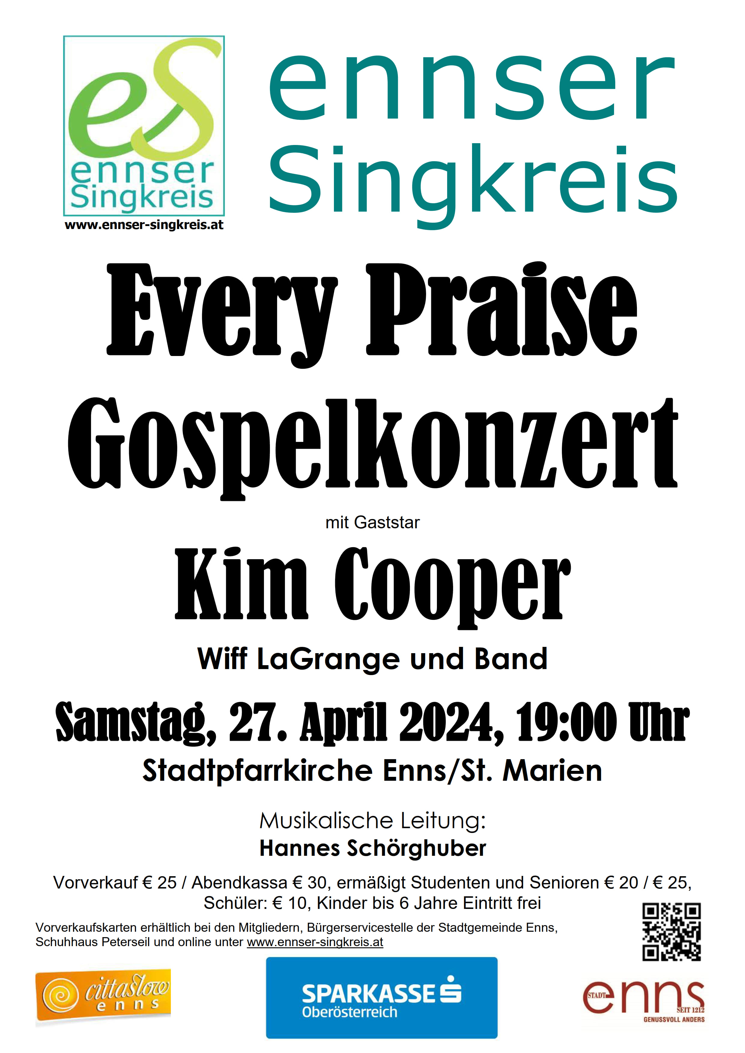 Plakat 2024 Gospelkonzert